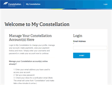 Tablet Screenshot of my.constellation.com